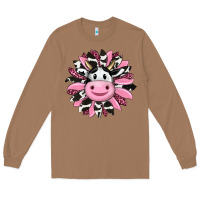 Toasted Coconut pink leopard sunflower cow Long Sleeve Tee - RanaPortraitStore