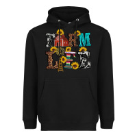 Black western farm life Heavyweight Hoodie - Artiststas