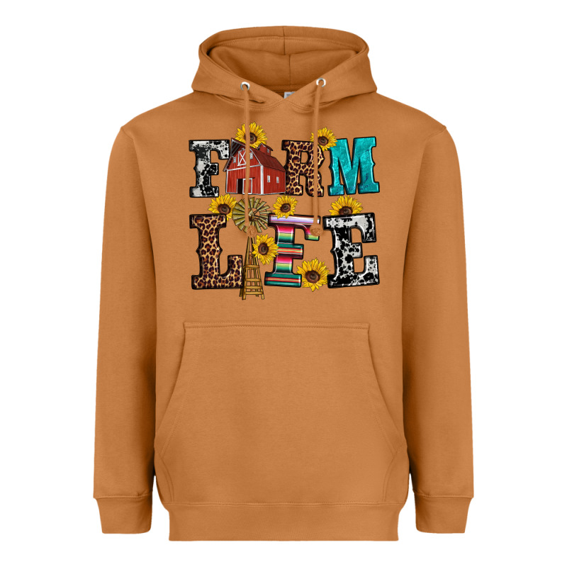 Western Farm Life Heavyweight Hoodie by Artiststas | Teevron