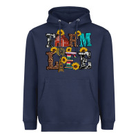 Navy western farm life Heavyweight Hoodie - Artiststas