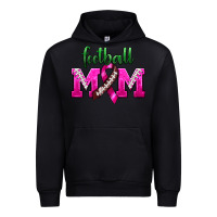 Black Football Mom Breast Cancer Urban Hoodie - BundleAndBundleShop
