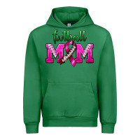Emerald Football Mom Breast Cancer Urban Hoodie - BundleAndBundleShop