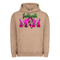 Pigment Burro Football Mom Breast Cancer Urban Hoodie - BundleAndBundleShop