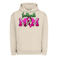 Pigment French Oak Football Mom Breast Cancer Urban Hoodie - BundleAndBundleShop
