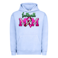 Pigment Grape Ice Football Mom Breast Cancer Urban Hoodie - BundleAndBundleShop