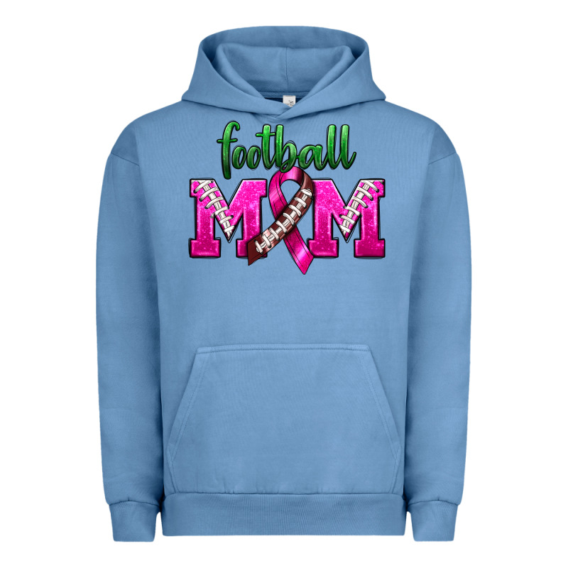 Football Mom Breast Cancer Urban Hoodie by BundleAndBundleShop | Teevron