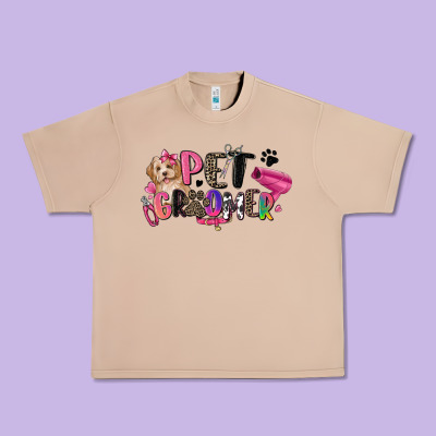 Pet Groomer Urban Heavy Tee Designed By Zillion Design Studio