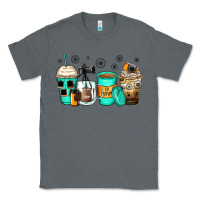 Charcoal Heather photography coffee cups Classic Tee - Zillion Design Studio