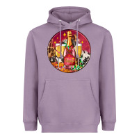 Lavender christmas champagne bottle and champagne's Heavyweight Hoodie - AdoDesignShop