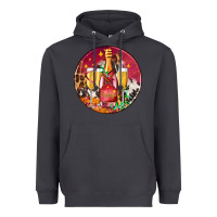 Smoke christmas champagne bottle and champagne's Heavyweight Hoodie - AdoDesignShop