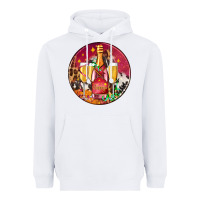 White christmas champagne bottle and champagne's Heavyweight Hoodie - AdoDesignShop