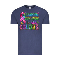 Vintage Denim cancer survivor in all colors Vintage Tee - texasbilliewilder
