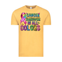 Vintage Mustard cancer survivor in all colors Vintage Tee - texasbilliewilder