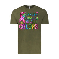 Vintage Olive cancer survivor in all colors Vintage Tee - texasbilliewilder