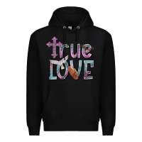 Black true love Premium Hoodie - NancyCooperArtShop