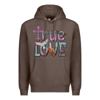 Coffee true love Premium Hoodie - NancyCooperArtShop