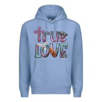 Colony Blue true love Premium Hoodie - NancyCooperArtShop