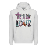 Dove Grey true love Premium Hoodie - NancyCooperArtShop