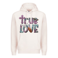 Pale Pink true love Premium Hoodie - NancyCooperArtShop