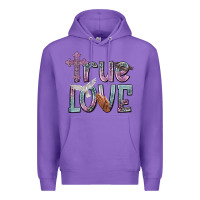 Purple true love Premium Hoodie - NancyCooperArtShop