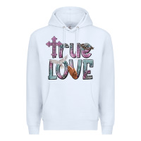 White true love Premium Hoodie - NancyCooperArtShop