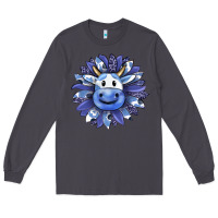 Smoke blueberry milkshake cow sunflower Long Sleeve Tee - RanaPortraitStore
