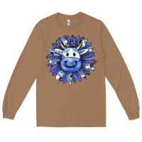 Toasted Coconut blueberry milkshake cow sunflower Long Sleeve Tee - RanaPortraitStore