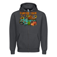 Smoke pumpkin farm Zipper Hoodie - RacoonDesign