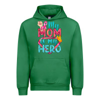 Emerald My Mom Is My Hero Breast Cancer Urban Hoodie - BundleAndBundleShop
