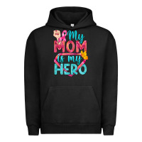 My Mom Is My Hero Breast Cancer Urban Hoodie | Teevron