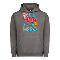 Pigment Tornado My Mom Is My Hero Breast Cancer Urban Hoodie - BundleAndBundleShop