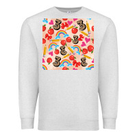 Oatmeal Heather back to school seamless pattern 3 (3600x3600) Premium Sweatshirt - AdoDesignShop