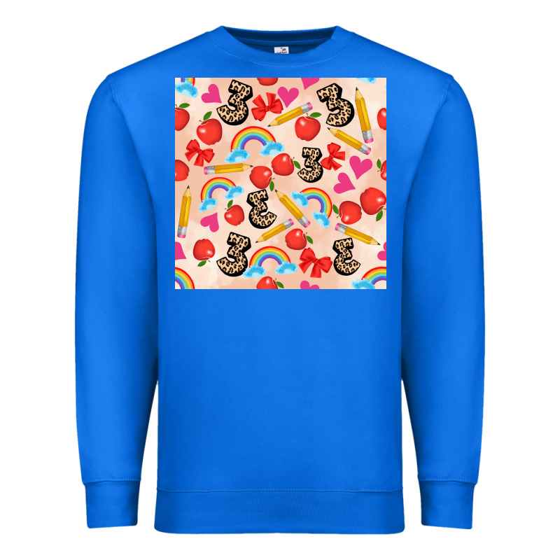 Back To School Seamless Pattern 3 (3600x3600) Premium Sweatshirt by AdoDesignShop | Teevron
