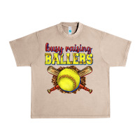 French Oak busy raising ballers softball Urban Heavy Tee - texasbilliewilder