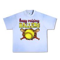 Grape Ice busy raising ballers softball Urban Heavy Tee - texasbilliewilder