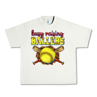 Pistachio busy raising ballers softball Urban Heavy Tee - texasbilliewilder