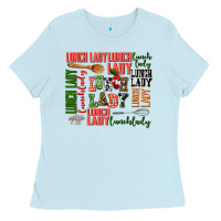 Baby Blue lunch lady Ladies Tee - AdoDesignShop
