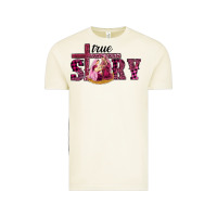 Vintage Arctic Pink Christmas true story holy family Vintage Tee - RanaPortraitStore