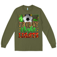 Army Green friday night lights soccer Long Sleeve Tee - Zillion Design Studio