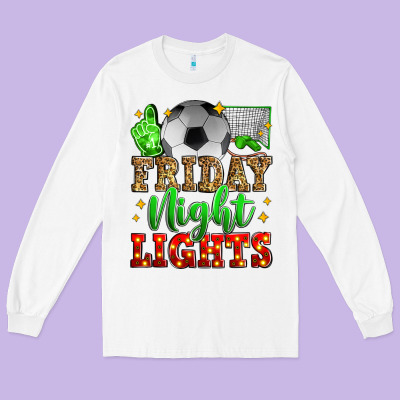 Friday Night Lights Soccer Long Sleeve Tee Designed By Zillion Design Studio