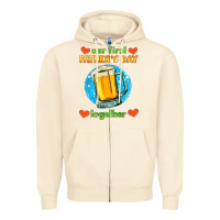 Sandshell our first father's day together and beer Zipper Hoodie - HRA Design Shop