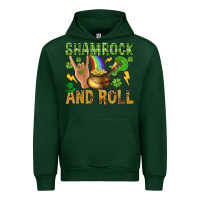 Forest Green Shamrock and roll Urban Hoodie - BundleAndBundleShop