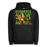 Pigment Black Shamrock and roll Urban Hoodie - BundleAndBundleShop
