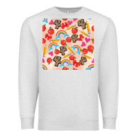 Oatmeal Heather back to school seamless pattern 4 (3600x3600) Premium Sweatshirt - AdoDesignShop