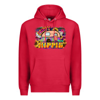 Cardinal trippy hippie Premium Hoodie - NancyCooperArtShop