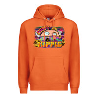 Carrot trippy hippie Premium Hoodie - NancyCooperArtShop