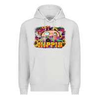 Dove Grey trippy hippie Premium Hoodie - NancyCooperArtShop