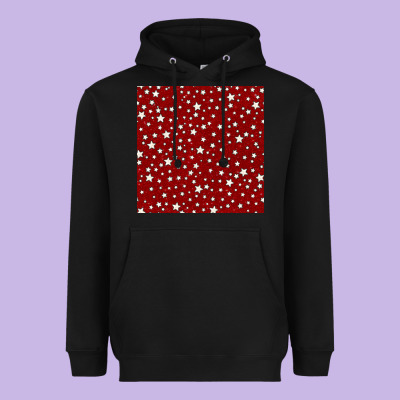 Glitter 4th Of July Seamless Pattern Heavyweight Hoodie Designed By Bundleandbundleshop