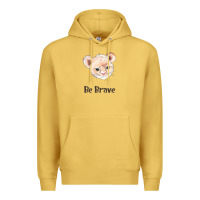 Antique Gold lion cute animals Premium Hoodie - RanaPortraitStore
