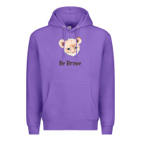Purple lion cute animals Premium Hoodie - RanaPortraitStore